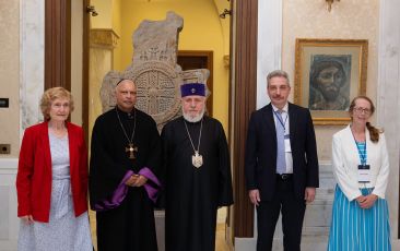 Catholicos of All Armenians Received the Representatives of Barnabas Charitable Foundation in the Mother See