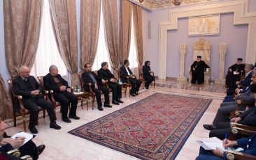 Catholicos of All Armenians Receives Members of Iran-Armenia Parliamentary Friendship Group of IRI Majlis