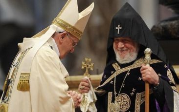 The Catholicos of All Armenians Wishes Speedy Recovery to Pope Francis