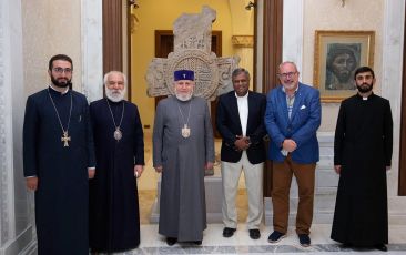 Catholicos of All Armenians Received the Representatives of the Catholic Near East Welfare Association
