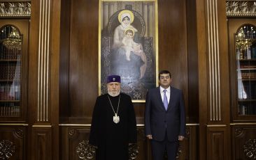 Catholicos of All Armenians and President of Artsakh Discussed the Challenges Facing the Armenians of Artsakh