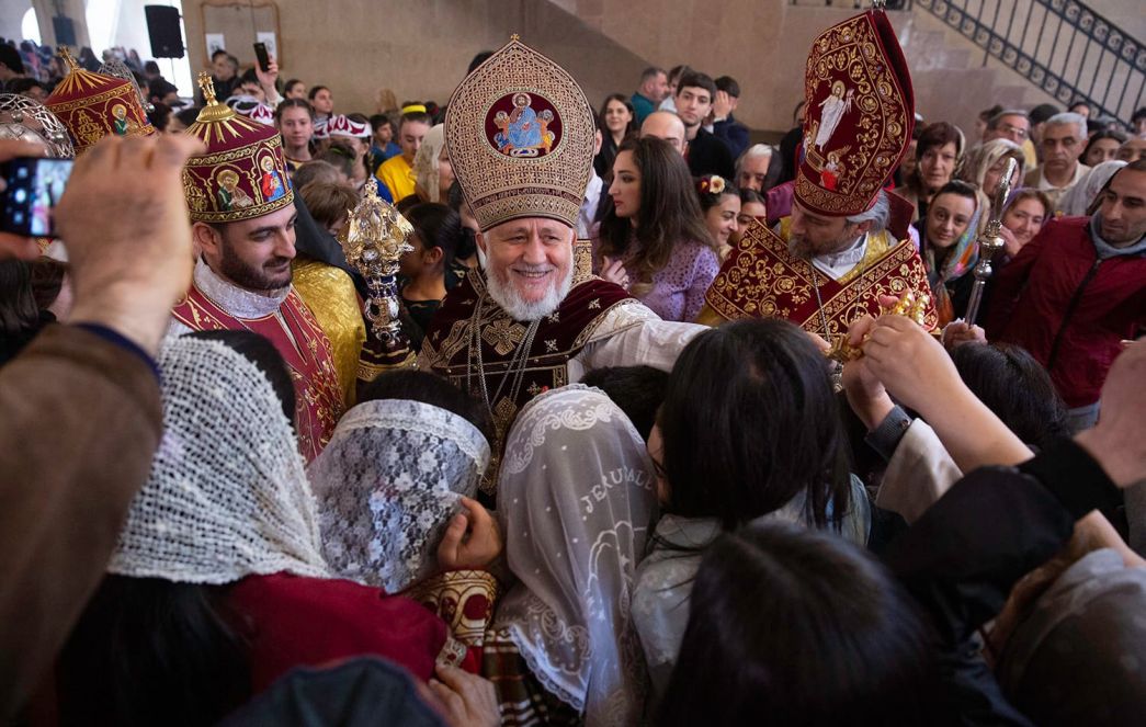 «Հարությունը այնտեղ է, որտեղ տերունավանդ սերն է հաղթանակում»․ Ամենայն Հայոց Կաթողիկոս