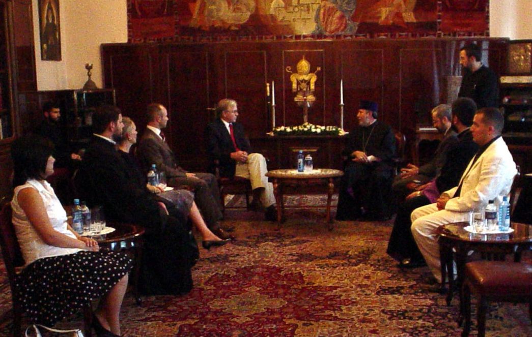 His Holiness Karekin II Receives President of the Parliamentary Assembly of the Council of Europe (PACE)