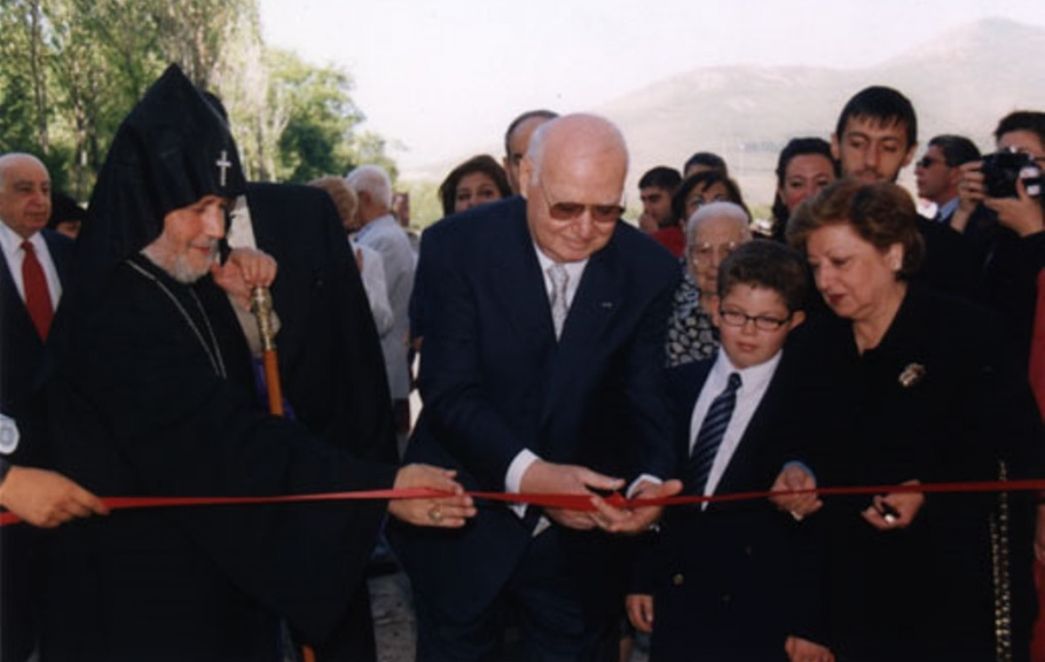 His Holiness Karekin II Blesses New Vazkenian Seminary Building at Lake Sevan