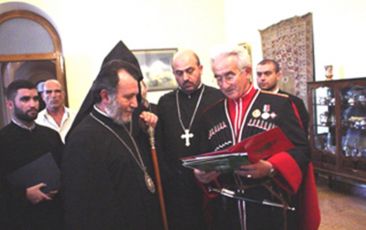 Pilgrims from the Diocese of Southern Russia in Holy Etchmiadzin