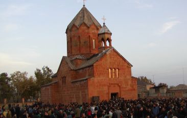 His Holiness Karekin II Consecrates New St. Gevork Church of Marmarashen