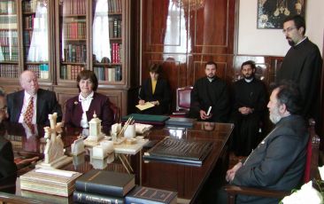 His Holiness Karekin II Receives Baroness Caroline Cox