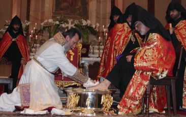 2003 Washing of the Feet Service in Holy Etchmiadzin