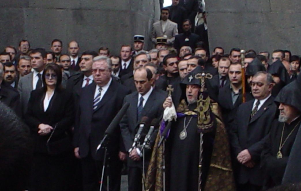 Catholicos of All Armenians Commemorates Armenian Genocide