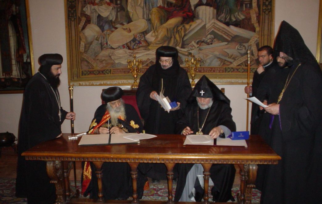 Coptic Orthodox Pope and Catholicos of All Armenians Issue Common Declaration