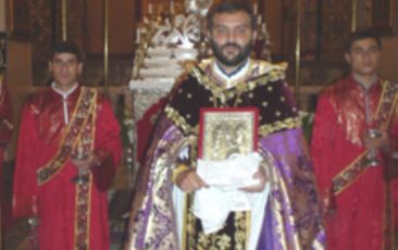 Bishop Bagrat Galsdanian Celebrates "Divine Liturgy of Oath" in the Cathedral of Holy Etchmiadzin