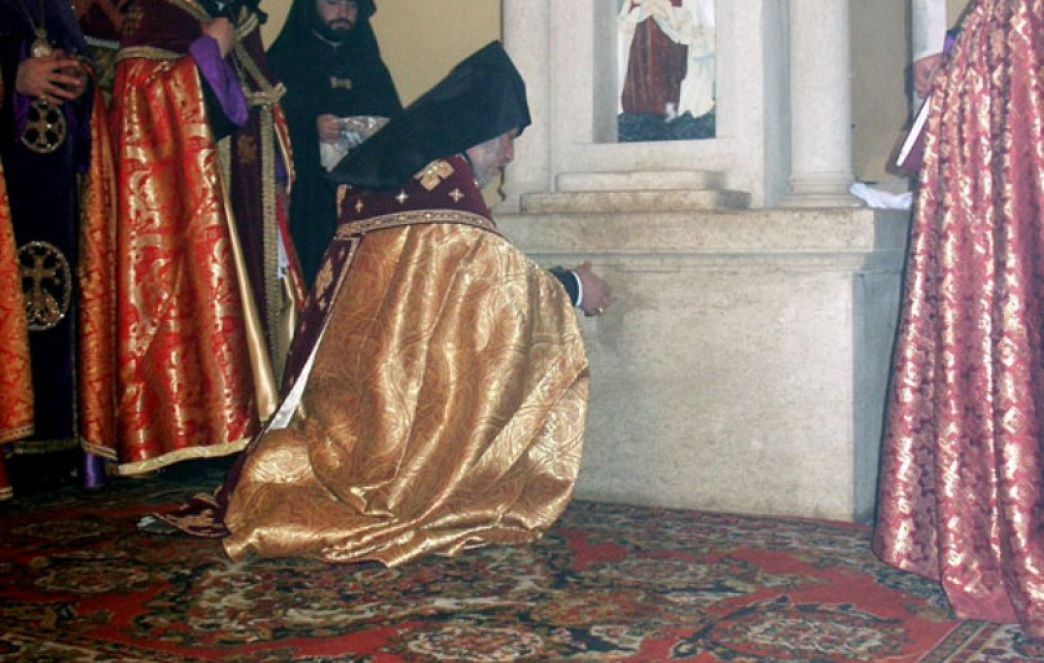 His Holiness Karekin II Consecrates Church of St. Gayanй in Voskevan