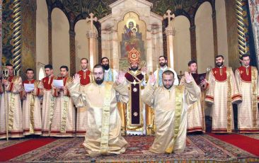 Two New Priests Ordained on the Feast of Vartanants in the Mother See