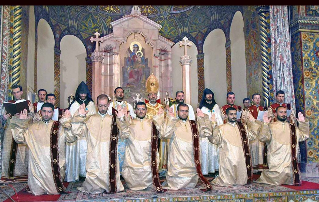 Six New Priests Ordained in Holy Etchmiadzin