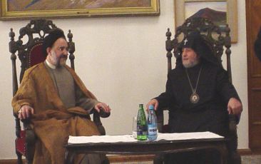 His Holiness Karekin II Receives President Mohammad Khatami of the Islamic Republic of Iran