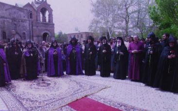 Genocide of the Armenians Commemorated in the Mother See of Holy Etchmiadzin