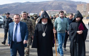 The Patriarch of All Armenians Visited the City of Jermuk