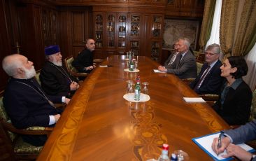 The Catholicos of All Armenians received the delegation of the "International Parliamentary Scholarship" program of the German Bundestag