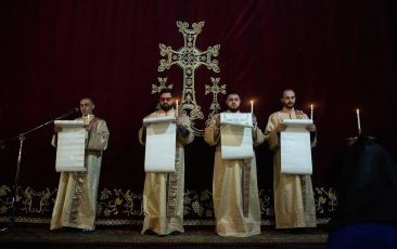 Christmas Eve Candlelight Divine Liturgy in the St. Gayane Monastery