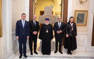 The Catholicos of All Armenians Received the Delegation of the Croatia-Armenia Friendship Group