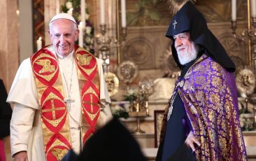The Catholicos of All Armenians Sent his Wishes for a Speedy Recovery to Pope Francis