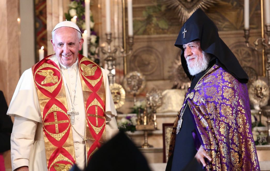 The Catholicos of All Armenians Sent his Wishes for a Speedy Recovery to Pope Francis