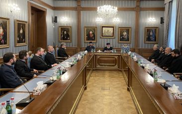 The Catholicos of All Armenians Received the Members of Existing and Newly Elected Conference of the Brotherhood Conference