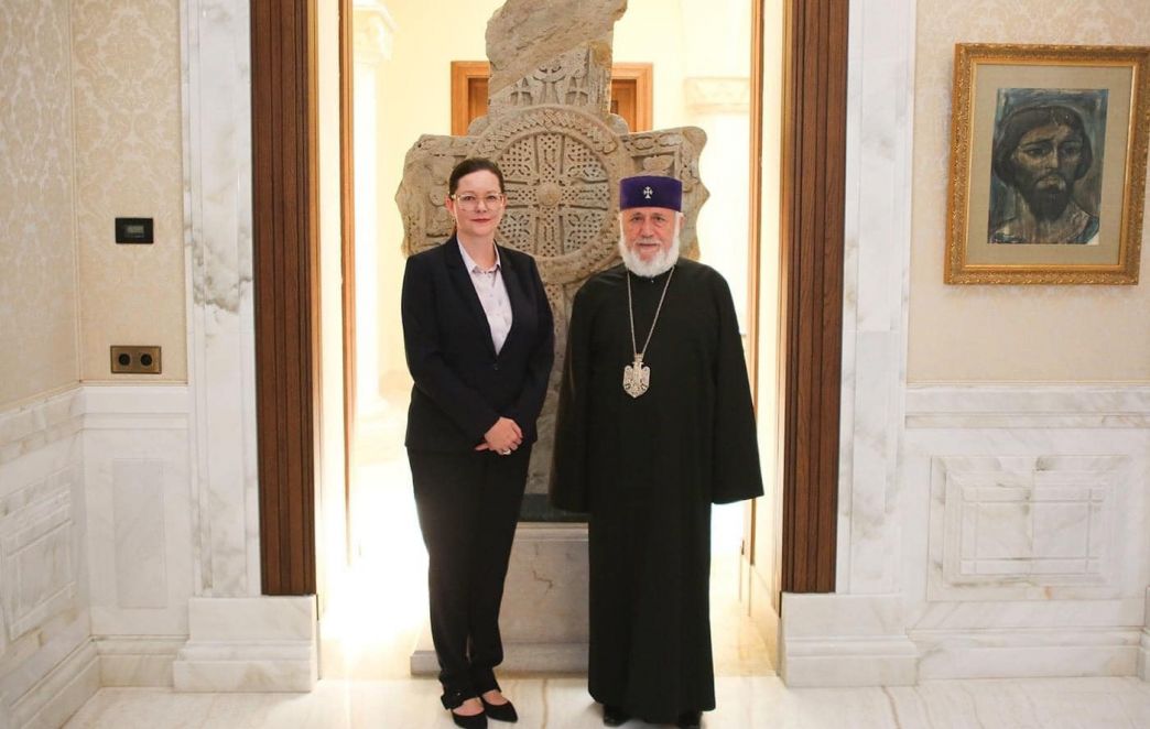 The Catholicos of All Armenians Received Representative of the Armenian Office of the United Nations Children's Fund