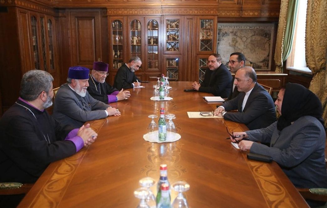 The Catholicos of All Armenians Received the Newly Appointed Ambassador of the Islamic Republic of Iran