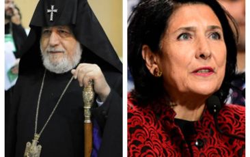 Catholicos of All Armenians Congratulates Newly Elected President of Georgia