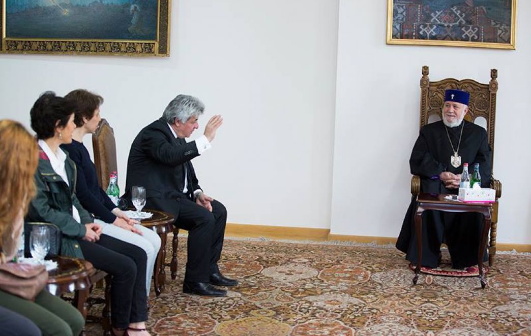 Catholicos of All Armenians Received Students from France