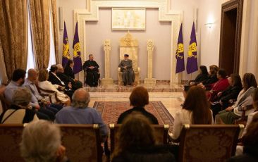 The Catholicos of All Armenians Received Pilgrims of the Armenian Diocese of Brazil