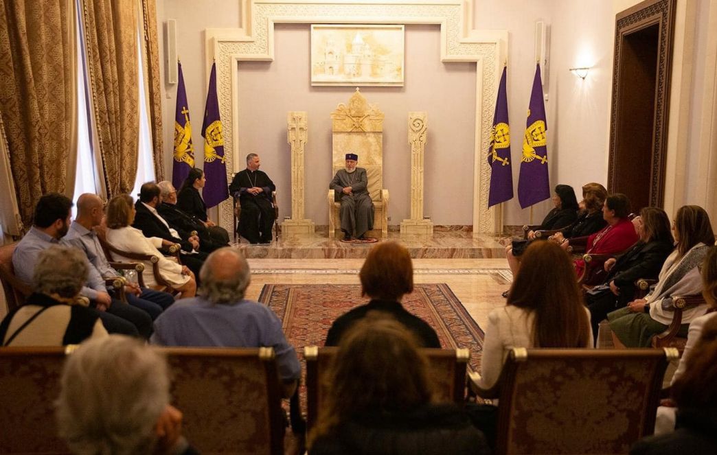 The Catholicos of All Armenians Received Pilgrims of the Armenian Diocese of Brazil