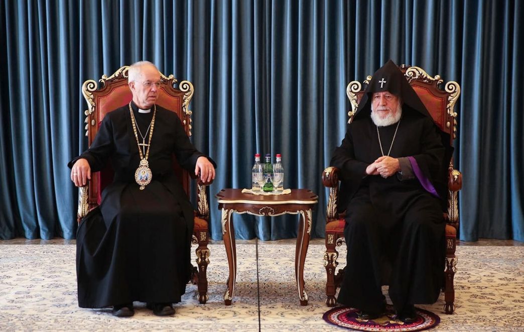 The Catholicos of All Armenians Hosted the Archbishop of Canterbury