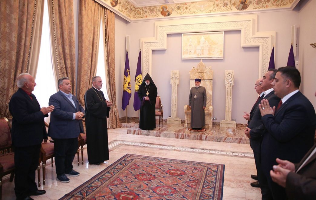 The Catholicos of All Armenians Received Pilgrims of the Armenian Diocese of Iraq