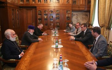 The Catholicos of All Armenians Received the Delegation of the Deputy Minister of Strategic Affairs of the Hungarian Government