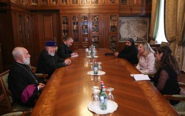 The Catholicos of All Armenians received the Ambassador Extraordinary and Plenipotentiary of Egypt to Armenia