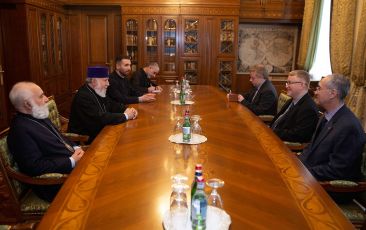 The Catholicos of All Armenians Received the Newly Appointed Ambassador of Canada to Armenia