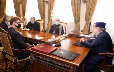 The Catholicos of All Armenians Received the Ambassador of the Kingdom of the Netherlands