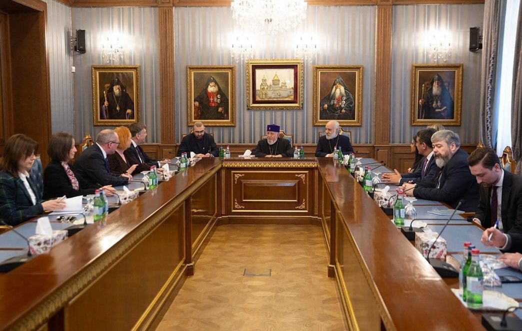 The Catholicos of All Armenians received the delegation of the House of Commons of the United Kingdom