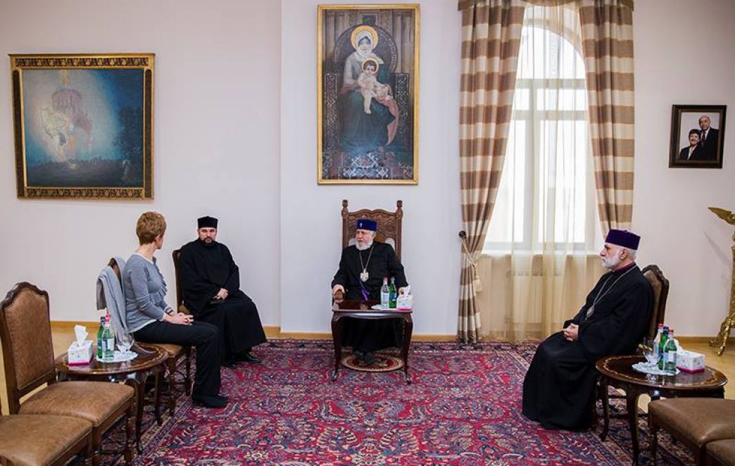 His Holiness Karekin II Receives Newly Appointed Ambassador of Bulgaria