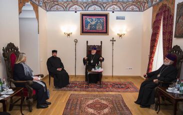 Pontiff of All Armenians Receives New Ambassador of Finland