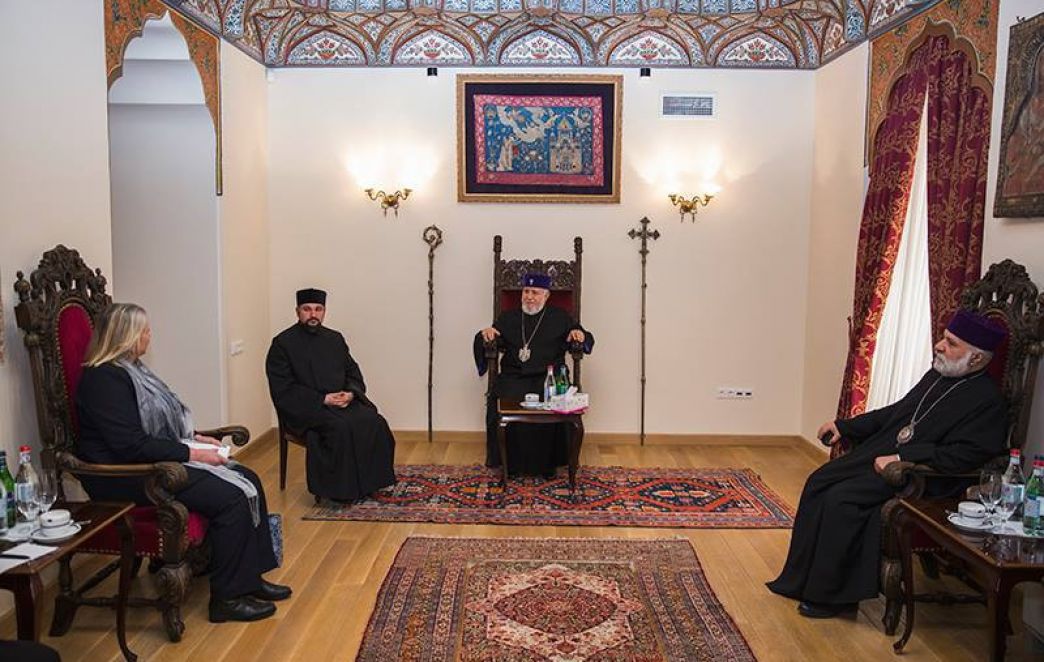 Pontiff of All Armenians Receives New Ambassador of Finland