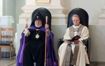 Catholicos of All Armenians Meets with Head of the Evangelical Lutheran Church of Finland