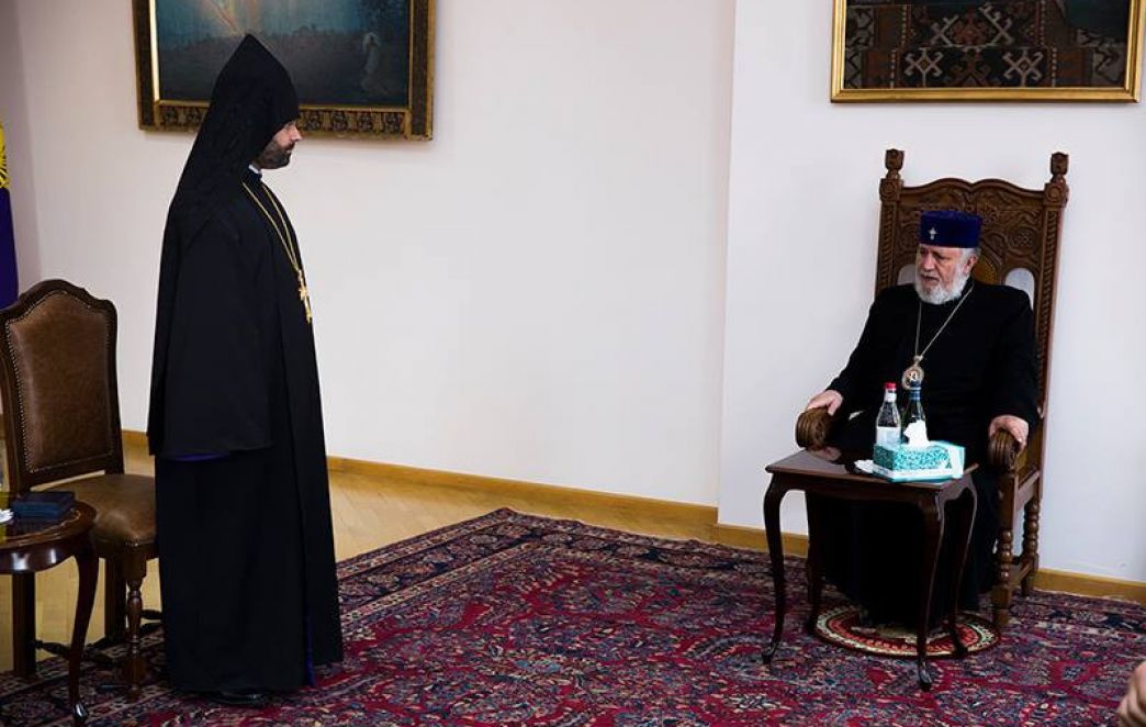 Catholicos of All Armenians Blessed Very Rev. Zakaria Baghumian – Newly Ranked Senior Archimandrite