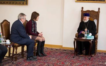 Catholicos of All Armenians Receives Chairman of the OSCE Election Observation Mission