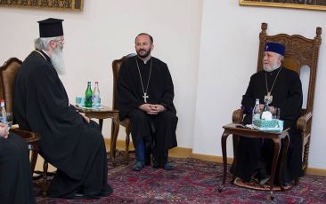 Catholicos of All Armenians Received Metropolitan of Alexandroupolis in Greece