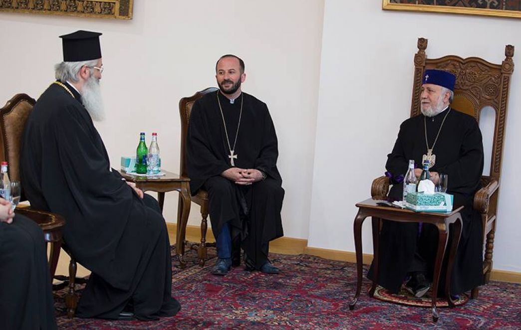 Catholicos of All Armenians Received Metropolitan of Alexandroupolis in Greece