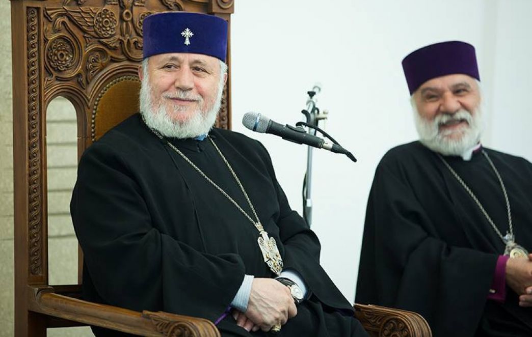Catholicos of All Armenians Received Pilgrims from the US