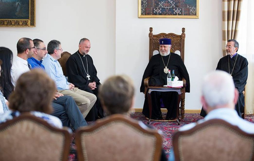 Catholicos of All Armenians Received US Pilgrims